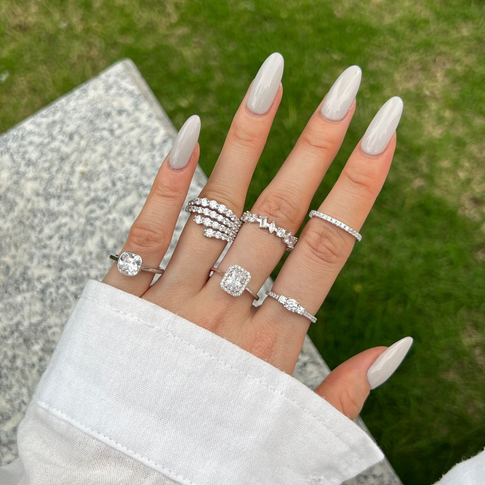 Slim 2 mm Eternity Band Full Pavé