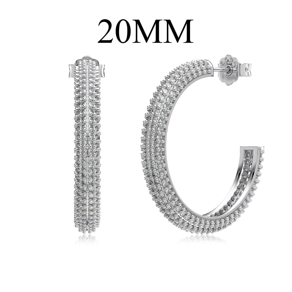 Silver Hoop Large