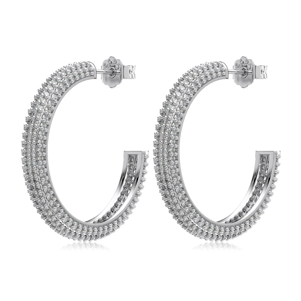 Silver Hoop Large
