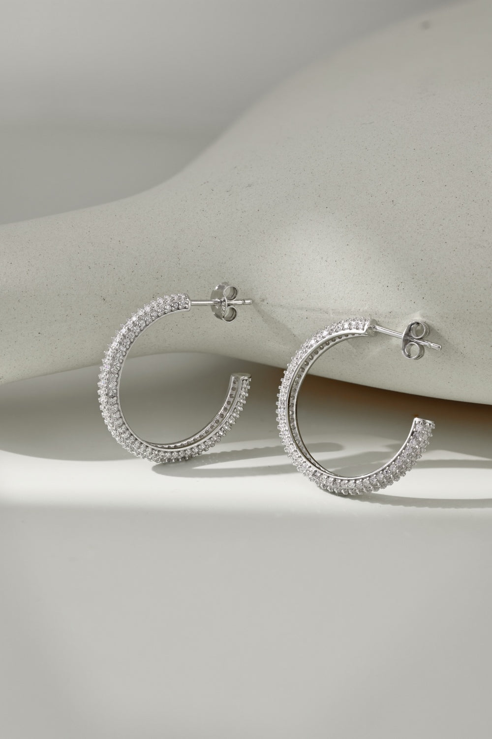 Silver Hoop Large