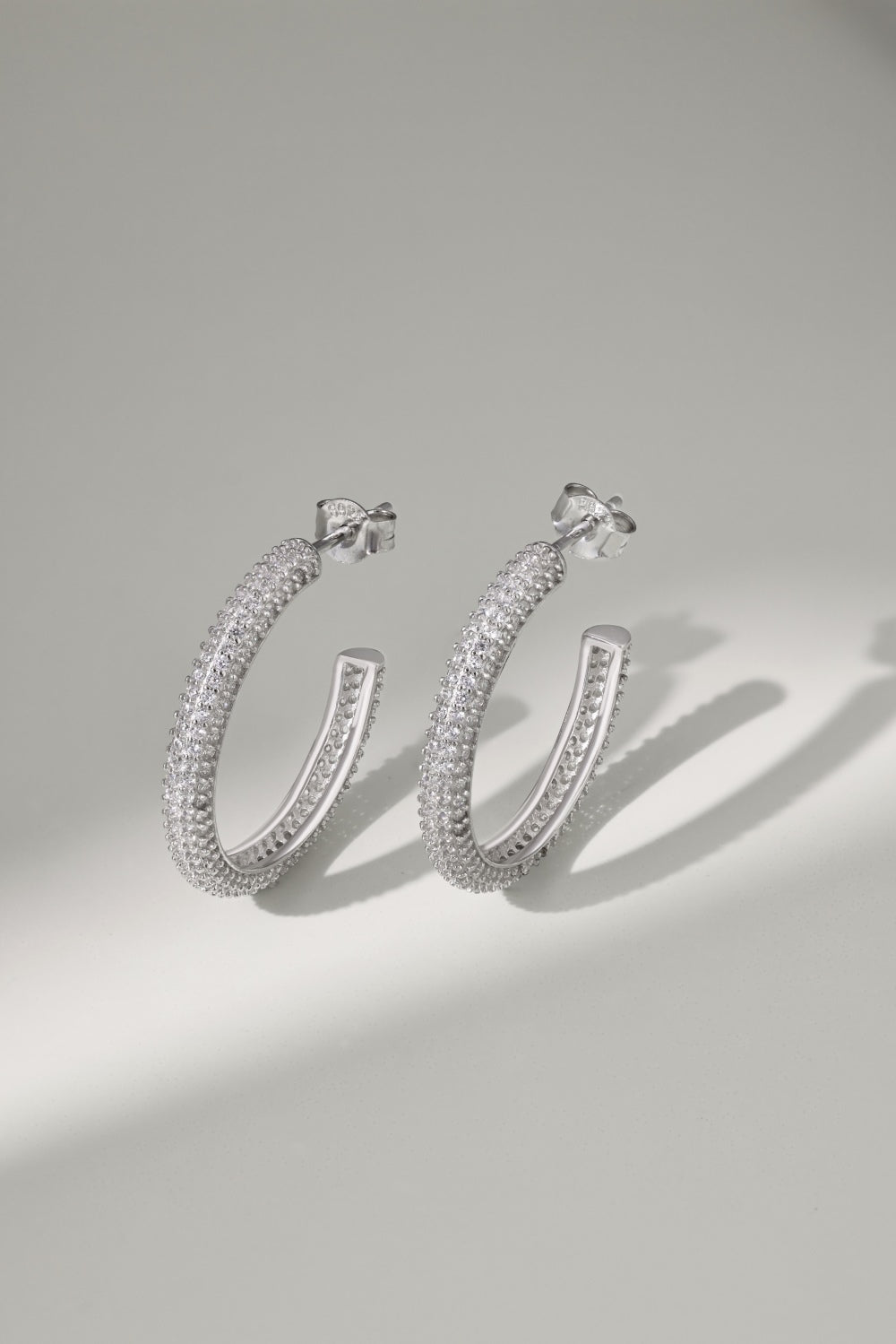 Win Hoop Maxi / Silver Zirconia