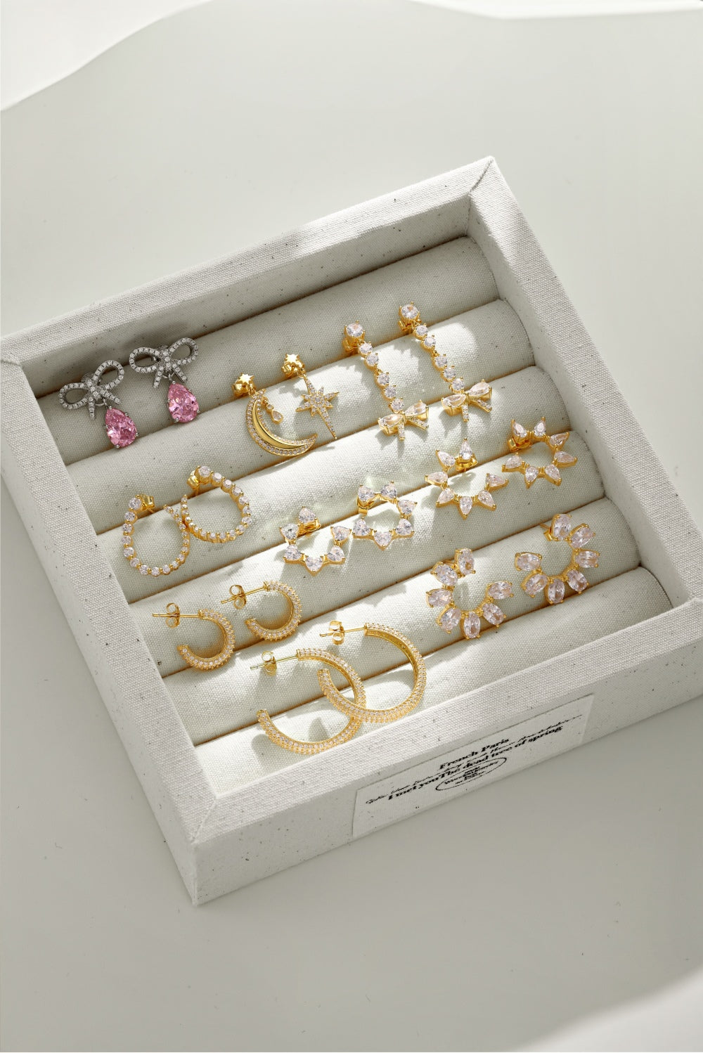 Gold Zircinoa Hoop Small