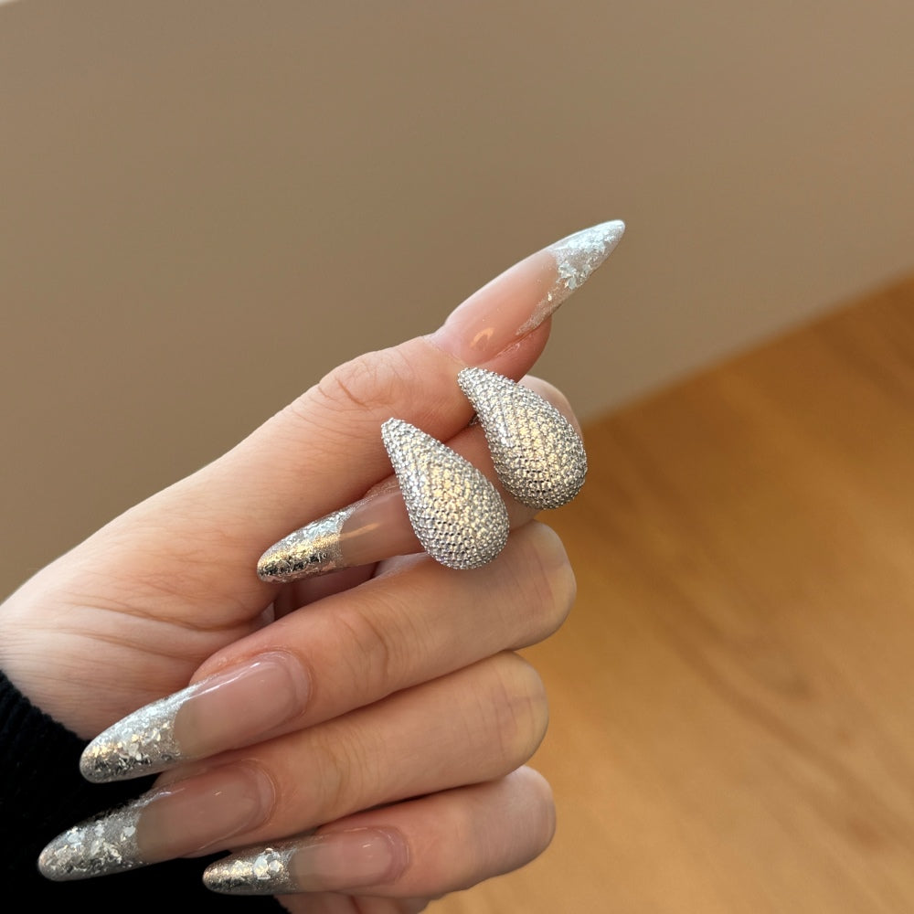Ambitious Earring / Zirconia Silver