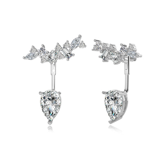 Ear Jacket Earring Silver