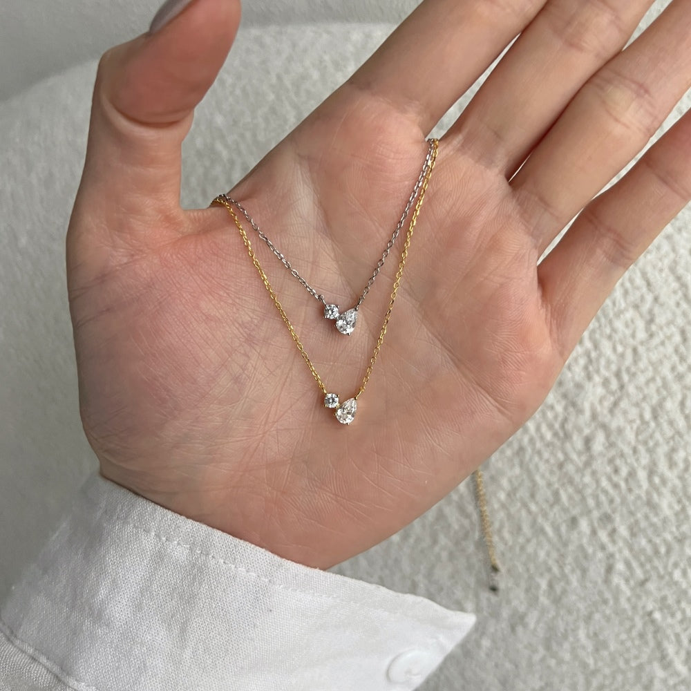 Toi et moi Necklace Petite