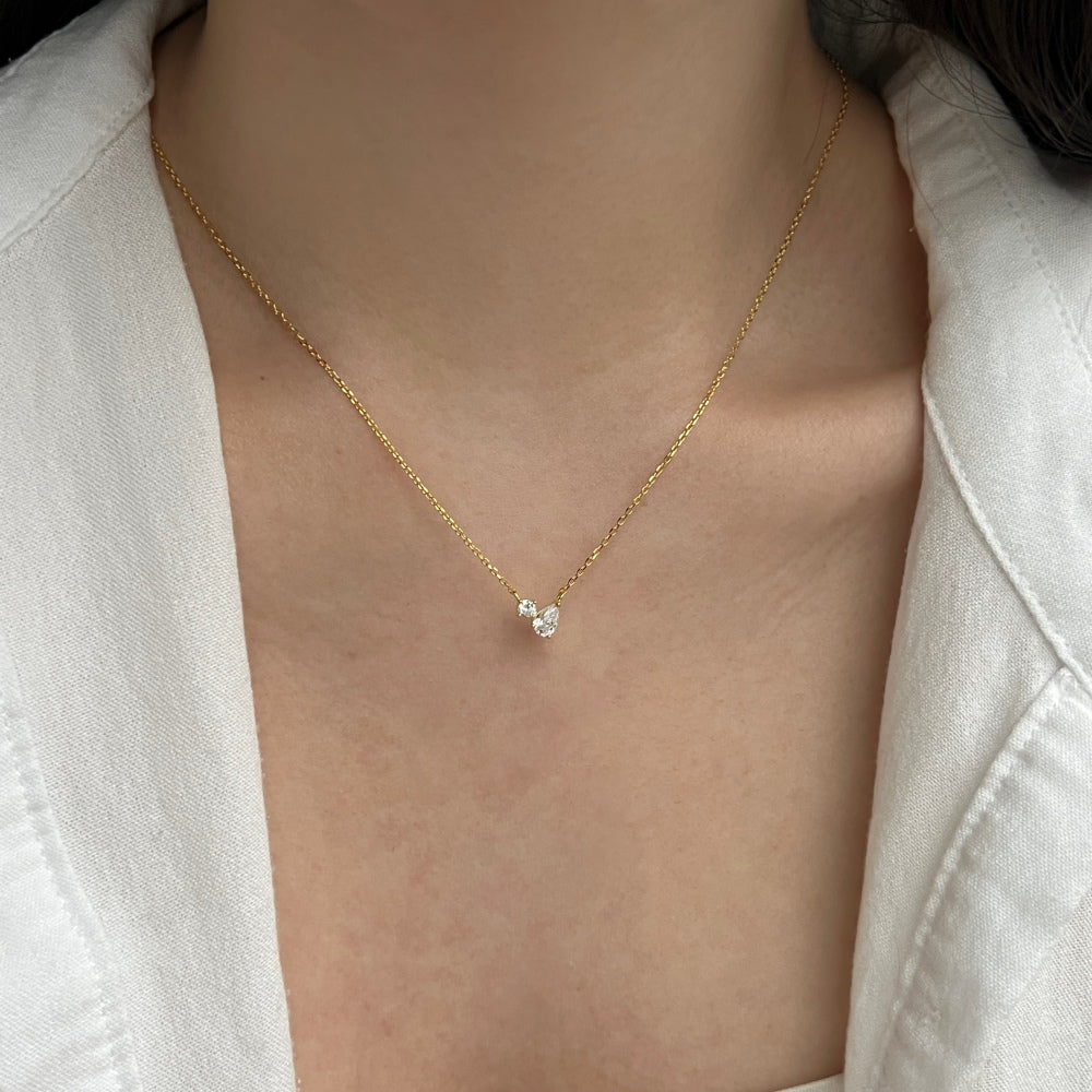 Toi et moi Necklace Petite