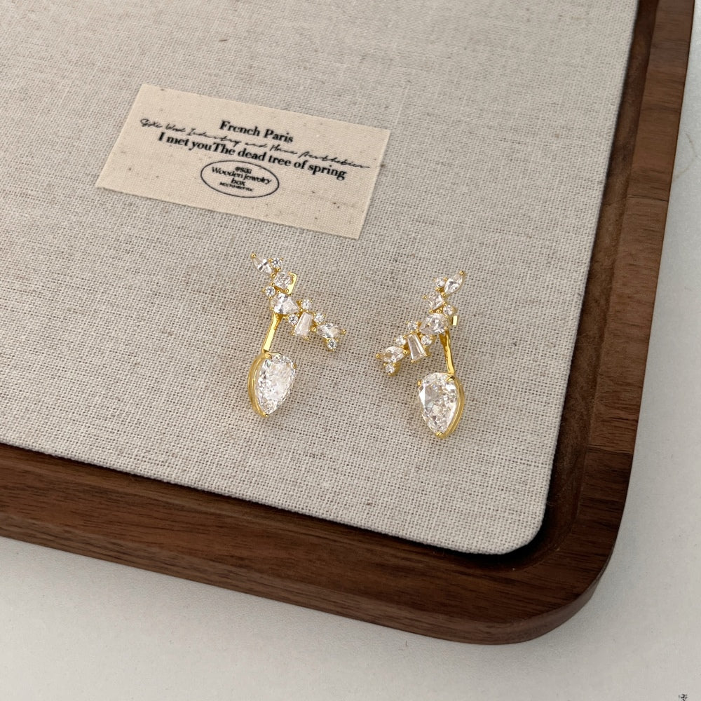 Ear Jacket Earring Gold