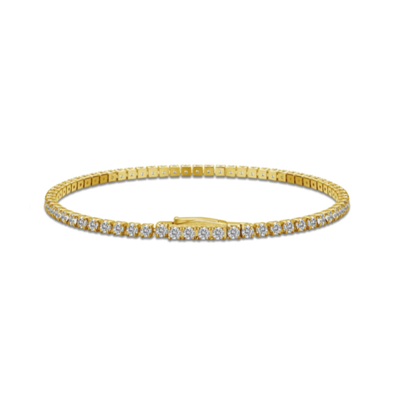Adorn Tennis Bracelet / 2mm Gold